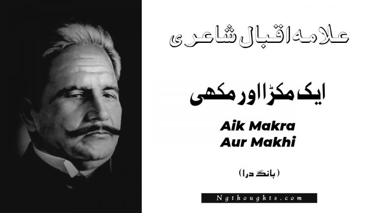 Aik Makra Aur Makhi – Bang-e-Dara | Allama Iqbal Poetry | ايک مکڑا اور مکھی