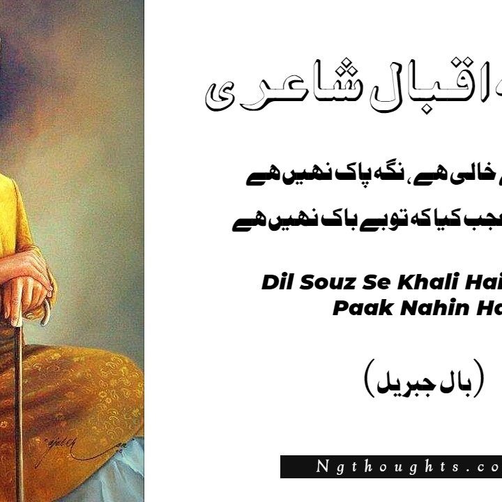 Dil Souz Se Khali Hai, Nigah Paak Nahin Hai - Allama Iqbal Poetry