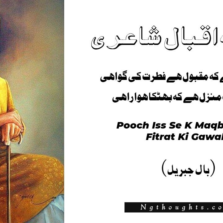 Pooch Iss Se K Maqbool Hai Fitrat Ki Gawahi - Allama Iqbal Poetry