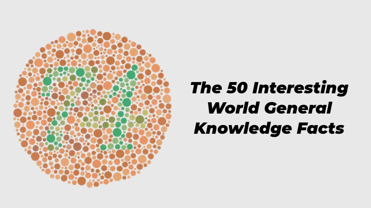 The 50 Interesting World General Knowledge Facts