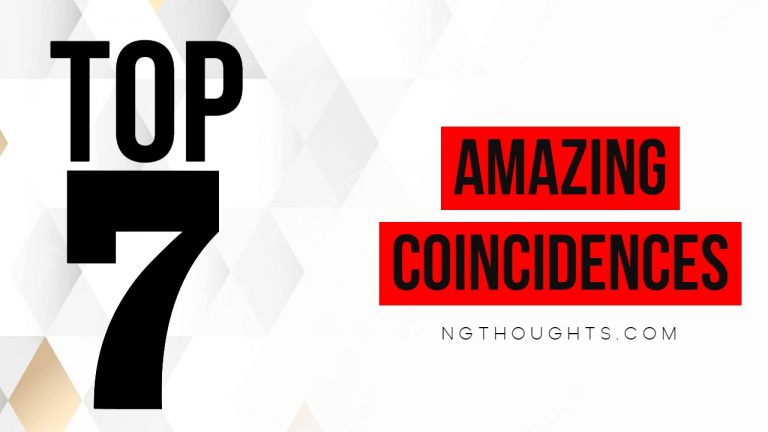 TOP 7 AMAZING COINCIDENCES