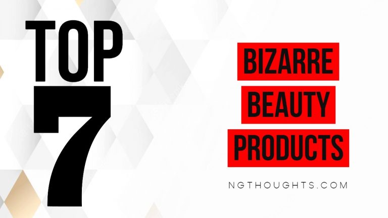 TOP 7 BIZARRE BEAUTY PRODUCTS
