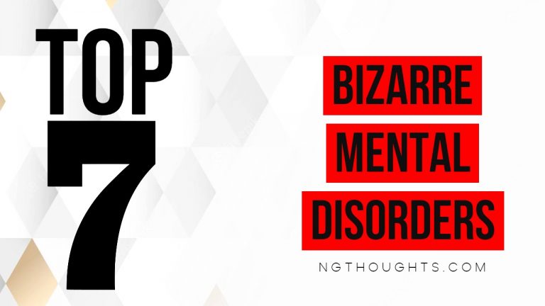 TOP 7 BIZARRE MENTAL DISORDERS