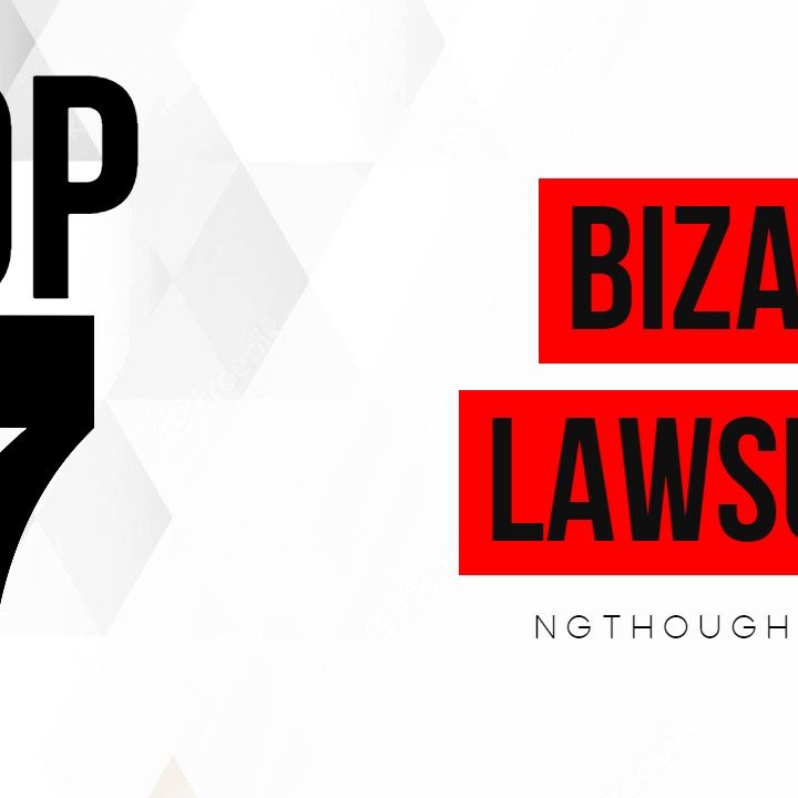 TOP 7 FRIVOLOUS LAWSUITS