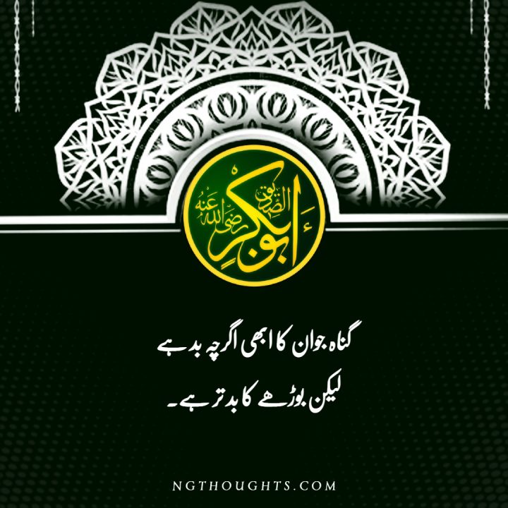 Hazrat Abu Bakr Siddique R.A Quotes In Urdu اقوال حضرت ابوبکر صدیق رضی اللہ عنہ