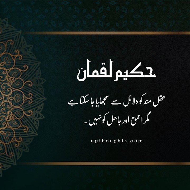 25 Hakeem Luqman Quotes in Urdu | Inspirational Urdu Quotes