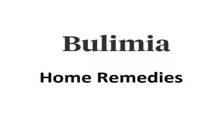 Home Remedies For Bulimia