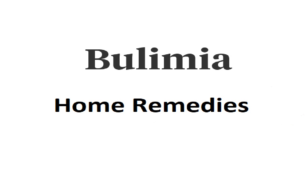 Home Remedies For Bulimia