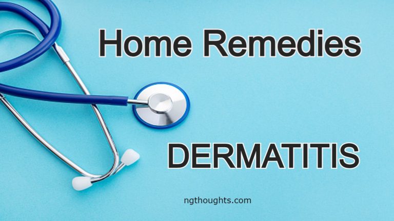 Home Remedies For Dermatitis