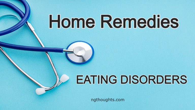 Home Remedies For Eating Disorders