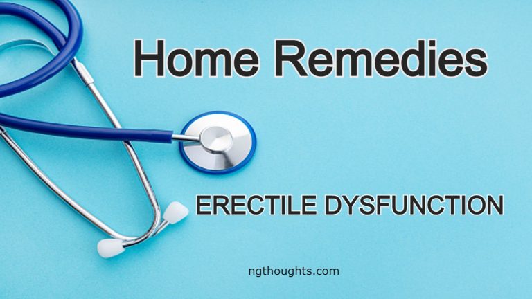 Home Remedies For Erectile Dysfunction