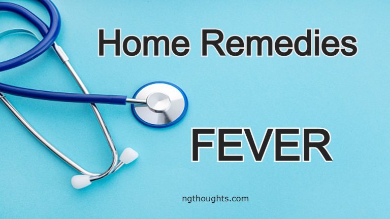 Home Remedies For Fever