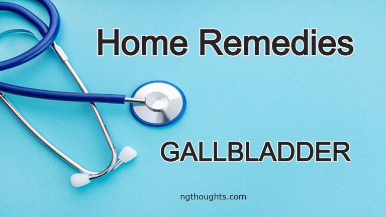 Home Remedies For Gallbladder