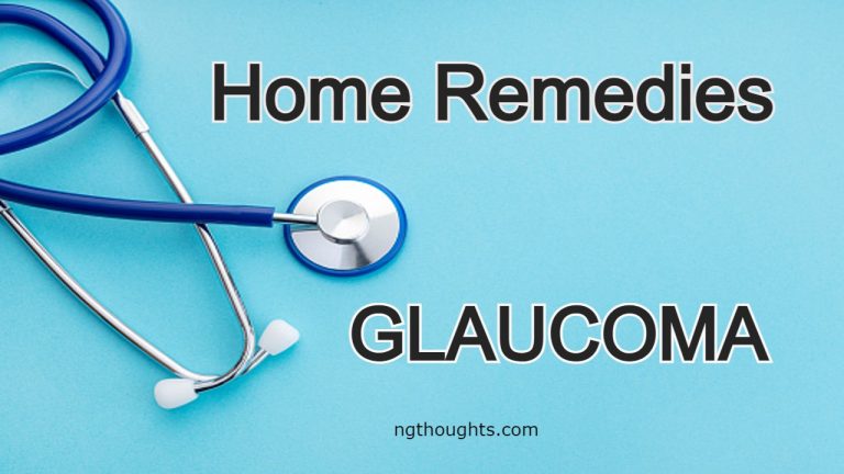 Home Remedies For Glaucoma