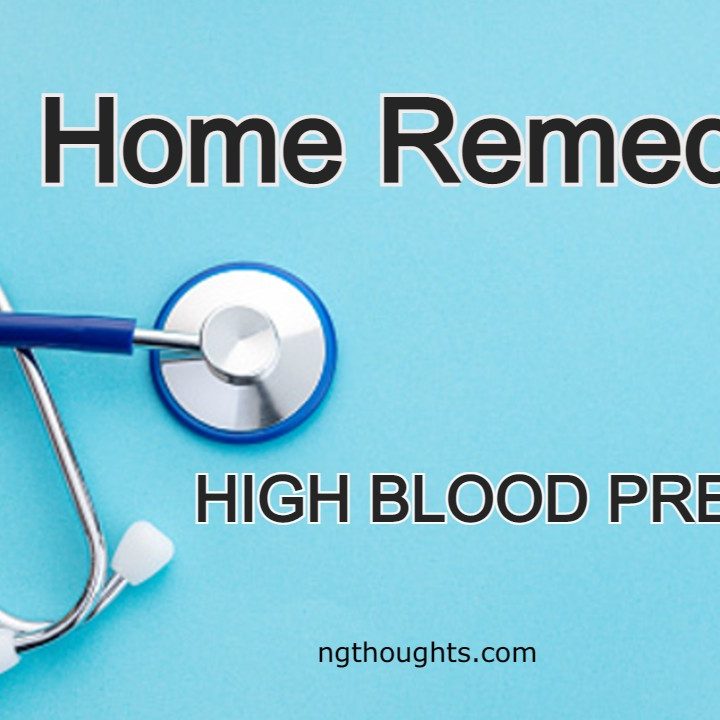 Home Remedies For High Blood Pressure