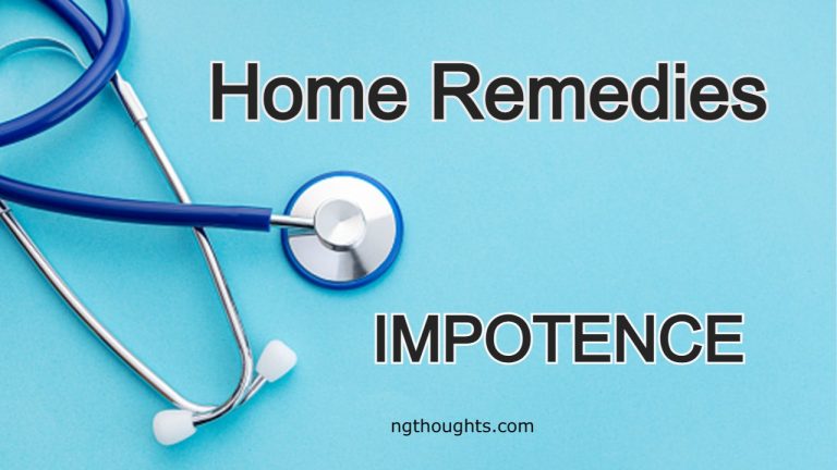Home Remedies For Impotence