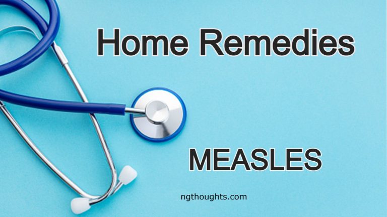 Home Remedies For Measles