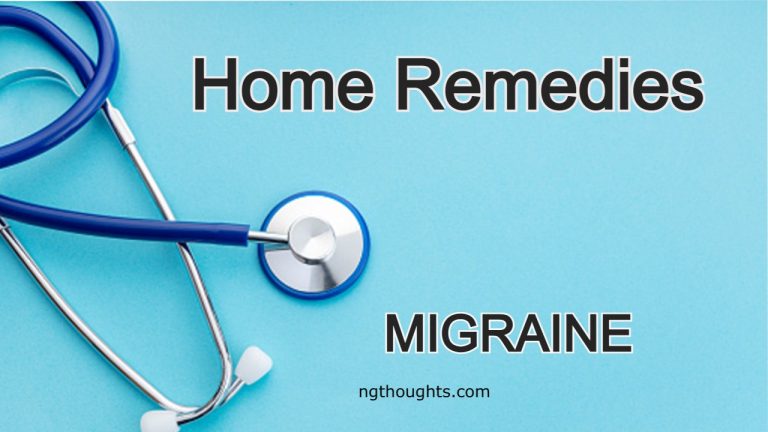 Home Remedies For Migraine