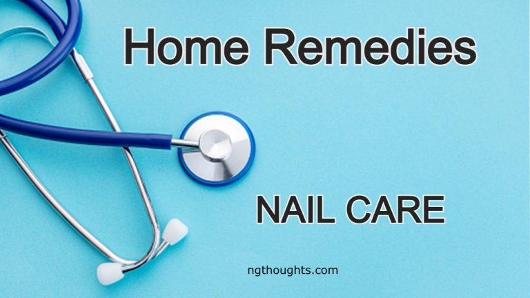 Home Remedies For Nail Care