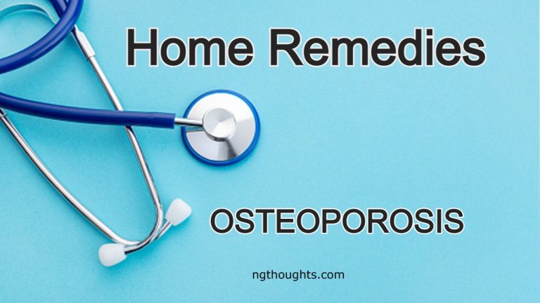 Home Remedies For Osteoporosis