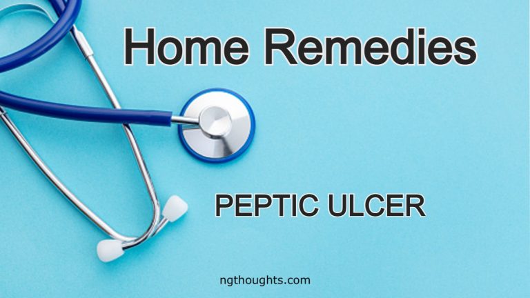 Home Remedies For Peptic Ulcer