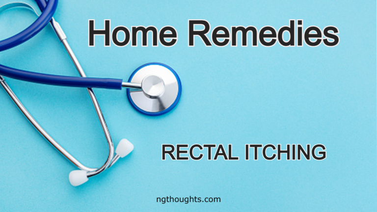 Home Remedies For Rectal Itching