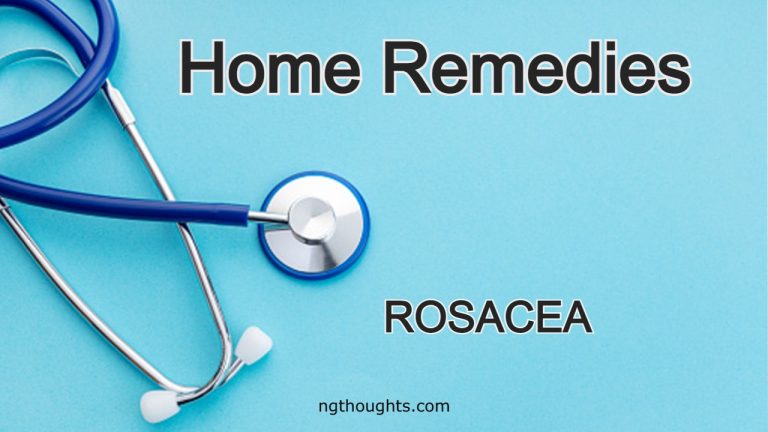 Home Remedies For Rosacea