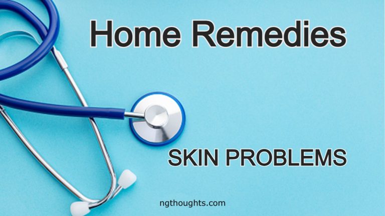 Home Remedies For Skin Problems