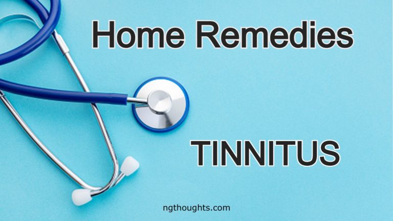 Home Remedies For Tinnitus