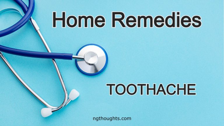 Home Remedies For Toothache