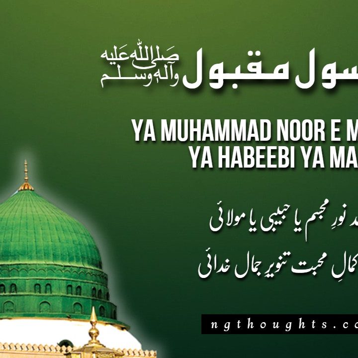 Ya Muhammad Noor-E-Mujassam Ya Habibi Ya Maulai (Lyrics)