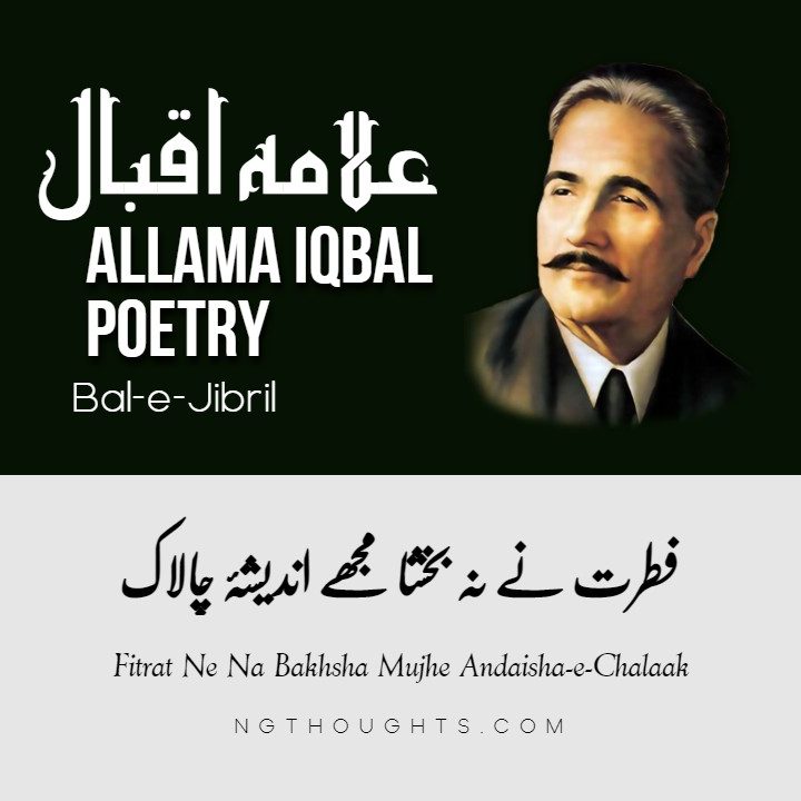 Fitrat Ne Na Bakhsha Mujhe Andaisha-e-Chalaak | Iqbal