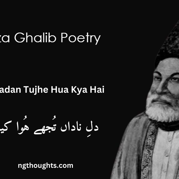 Dil-E-Nadan Tujhe Hua Kya Hai - Mirza Ghalib Poetry